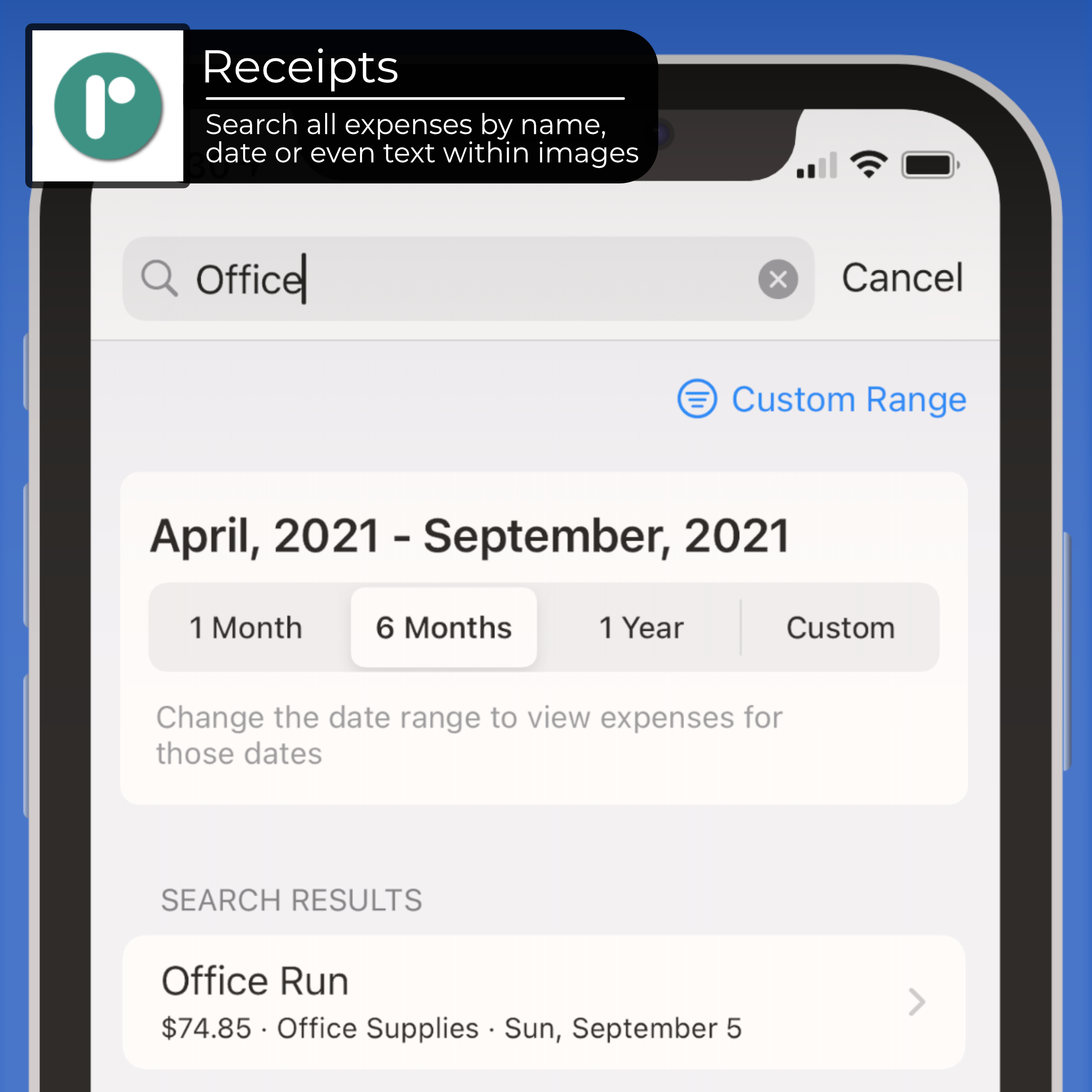 Receipts App